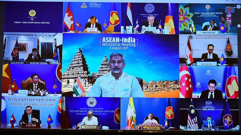 Hội nghị trực tuyến Bộ trưởng Ngoại giao ASEAN - Ấn Độ Hội nghị trực tuyến Bộ trưởng Ngoại giao ASEAN - Ấn Độ