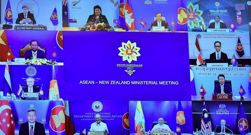 Hội nghị trực tuyến Bộ trưởng Ngoại giao ASEAN - New Zealand Hội nghị trực tuyến Bộ trưởng Ngoại giao ASEAN - New Zealand