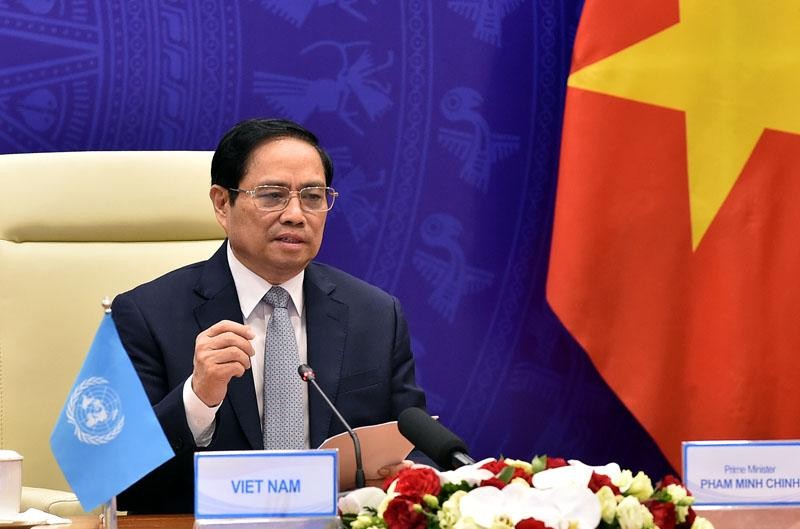 Thủ tướng nhấn mạnh biển và đại dương là nguồn tài nguyên to lớn của nhân loại, là huyết mạch của giao thương quốc tế, cửa ngõ kết nối các quốc gia có ý nghĩa quan trọng đối với sự phát triển của các quốc gia, dân tộc. (Ảnh: Nhật Bắc) Thủ tướng nhấn mạnh biển và đại dương là nguồn tài nguyên to lớn của nhân loại, là huyết mạch của giao thương quốc tế, cửa ngõ kết nối các quốc gia có ý nghĩa quan trọng đối với sự phát triển của các quốc gia, dân tộc. (Ảnh: Nhật Bắc)