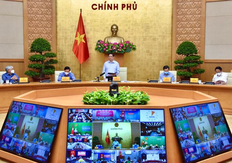 Thủ tướng chủ trì cuộc họp sáng ngày 29/8 với 1.060 xã, phường, thị trấn, 209 quận, huyện, thị xã của 20 tỉnh, thành phố