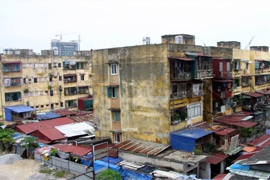 Khu chung cư Vạn Mỹ (quận Ngô Quyền) hiện tại đã xuống cấp nghiêm trọng. Ảnh: haiphong.gov.vn Khu chung cư Vạn Mỹ (quận Ngô Quyền) hiện tại đã xuống cấp nghiêm trọng. Ảnh: haiphong.gov.vn