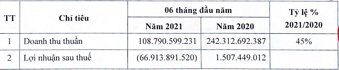 Doanh thu thuần và lợi nhuận sau thuế hợp nhất của Taseco Airs trong nửa đầu năm 2021 (Đvt: Đồng). Doanh thu thuần và lợi nhuận sau thuế hợp nhất của Taseco Airs trong nửa đầu năm 2021 (Đvt: Đồng).