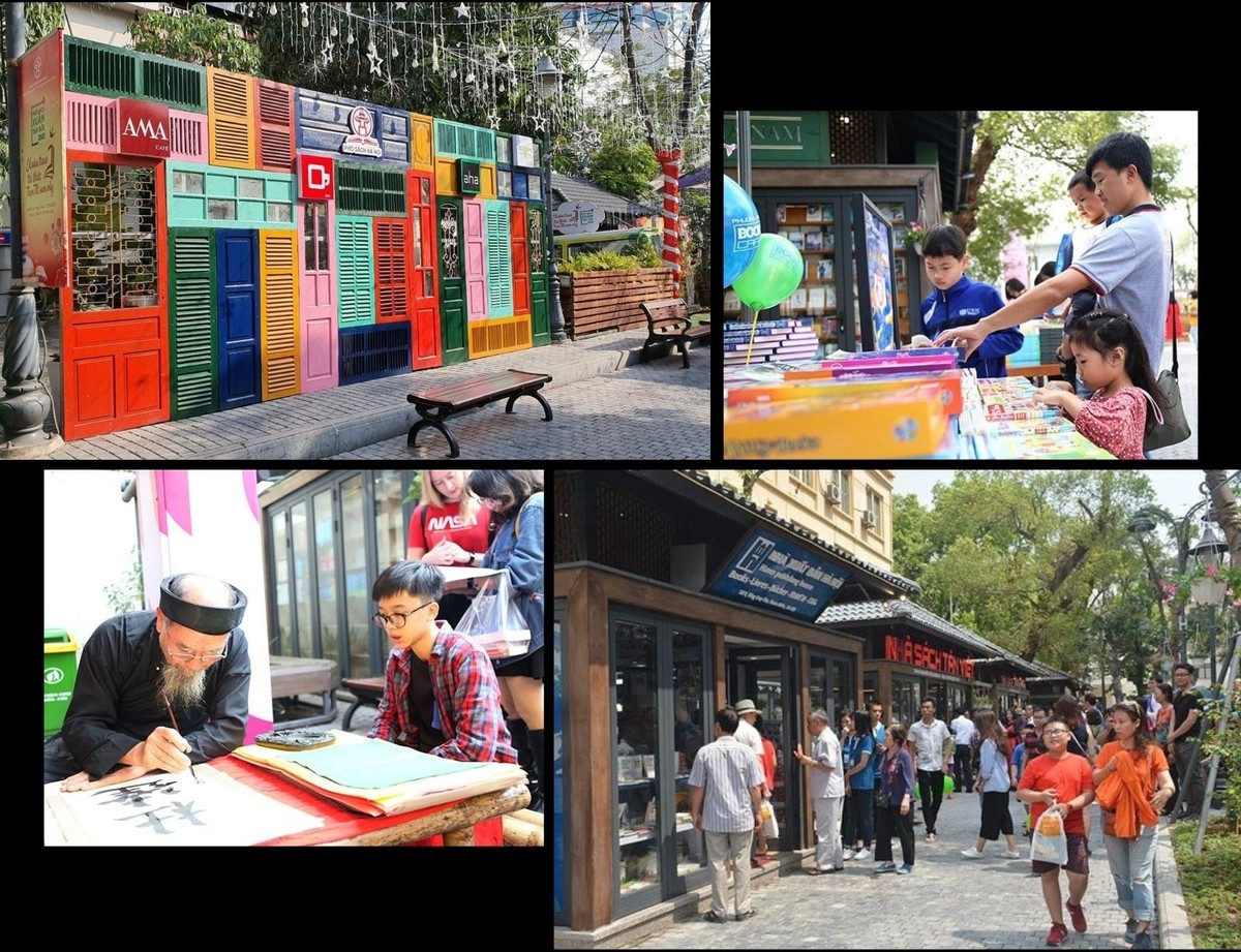 Phố sách Hà Nội không chỉ là địa chỉ giao lưu văn hóa, giới thiệu sách, phát triển văn hóa đọc ở Thủ đô mà còn là không gian sáng tạo phục vụ cộng đồng.