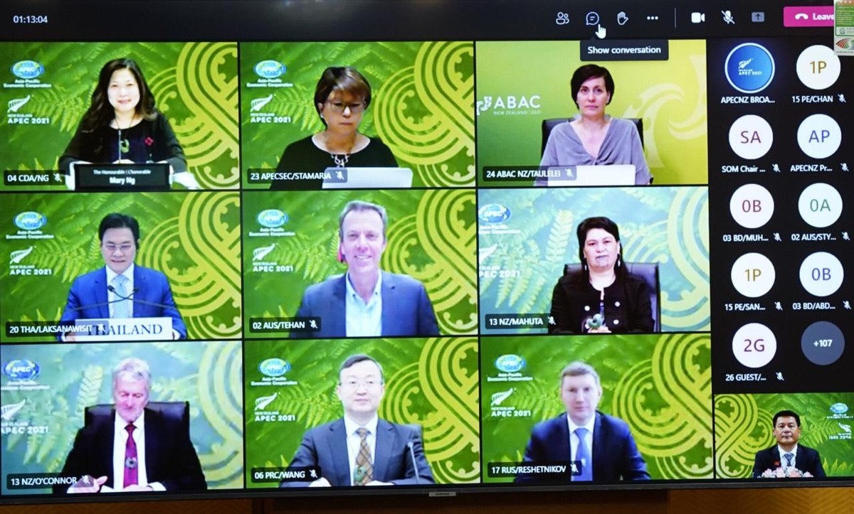 Bộ trưởng Bộ Công Thương Nguyễn Hồng Diên nhấn mạnh ưu tiên phục hồi chuỗi cung ứng tại Hội nghị liên Bộ trưởng Ngoại giao – Kinh tế lần thứ 32 trực tuyến.