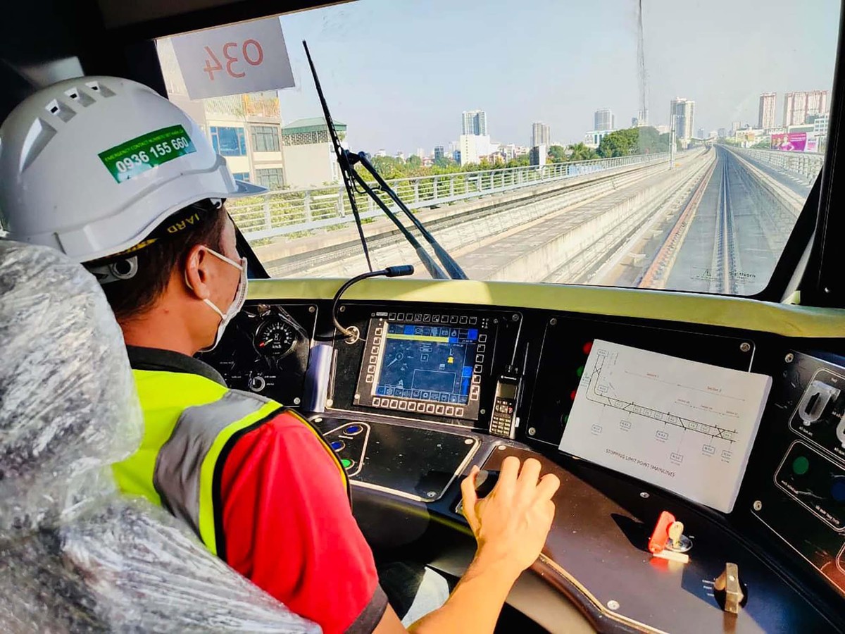 Đây là bước quan trọng trong quy trình kiểm tra đoàn tàu ở trạng thái động, phục vụ kiểm tra nghiệm thu chạy thử và đánh giá độc lập về an toàn vận hành đoàn tàu.