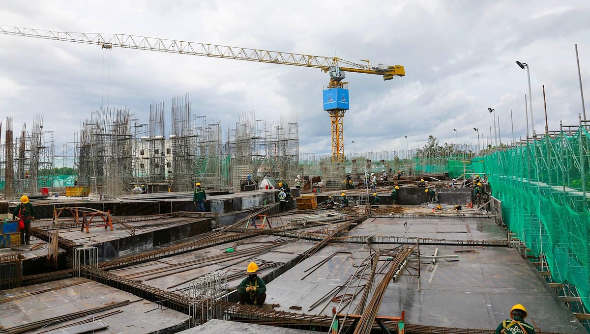 Công nhân Coteccons làm việc tại công trường (Nguồn: CTD). Công nhân Coteccons làm việc tại công trường (Nguồn: CTD).