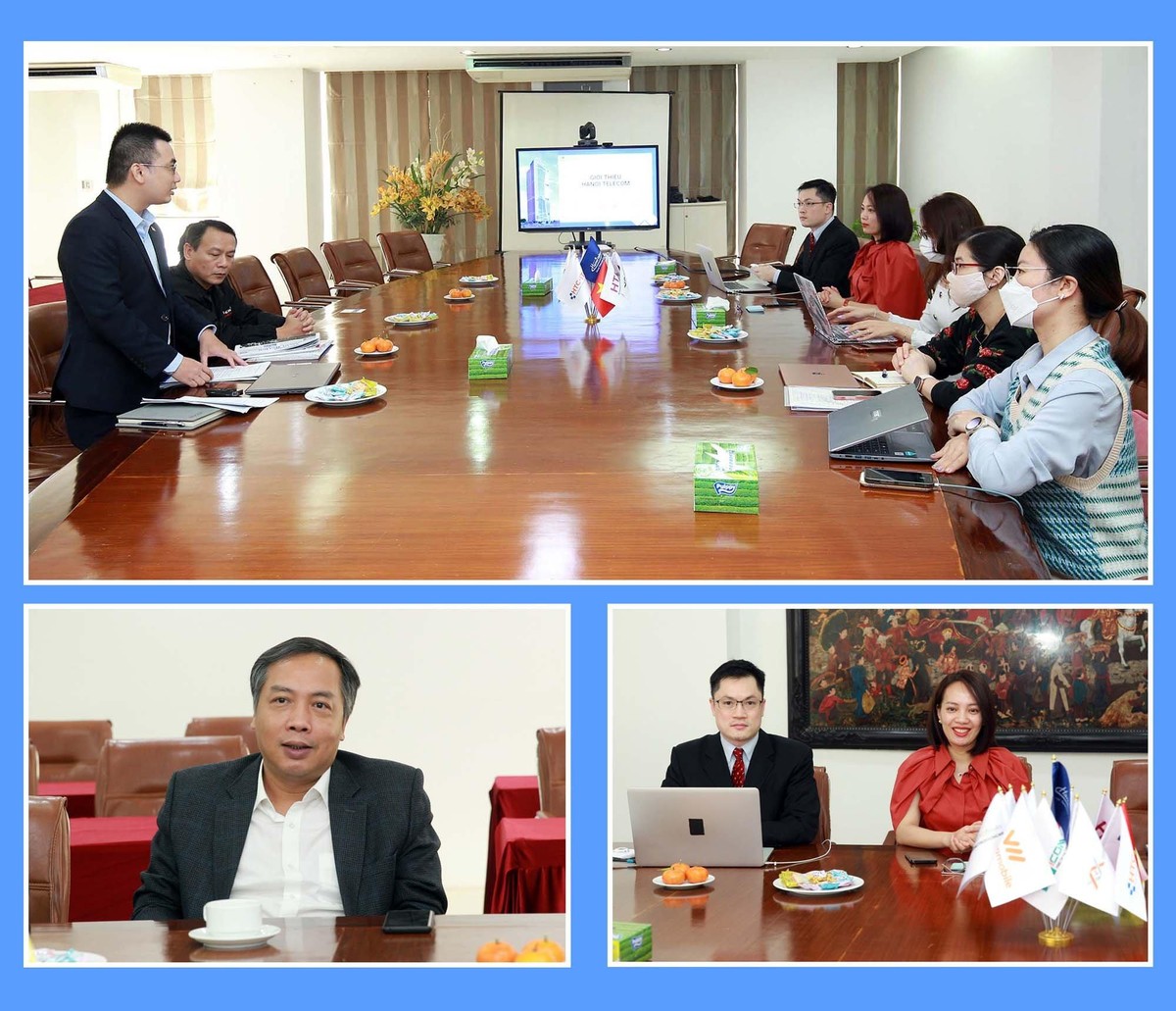 Đoàn thẩm định số 28 thẩm định thực tế tại Công ty cổ phần Viễn thông Hà Nội - Hanoi Telecom (HTC) Đoàn thẩm định số 28 thẩm định thực tế tại Công ty cổ phần Viễn thông Hà Nội - Hanoi Telecom (HTC)