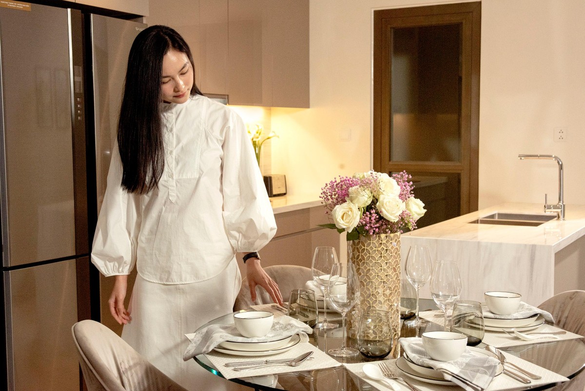 Helly Tống chia sẻ bản thân rất thích phong cách thiết kế hiện đại, tinh tế tại các dự án Masteri. Ảnh: nhân vật cung cấp Helly Tống chia sẻ bản thân rất thích phong cách thiết kế hiện đại, tinh tế tại các dự án Masteri. Ảnh: nhân vật cung cấp