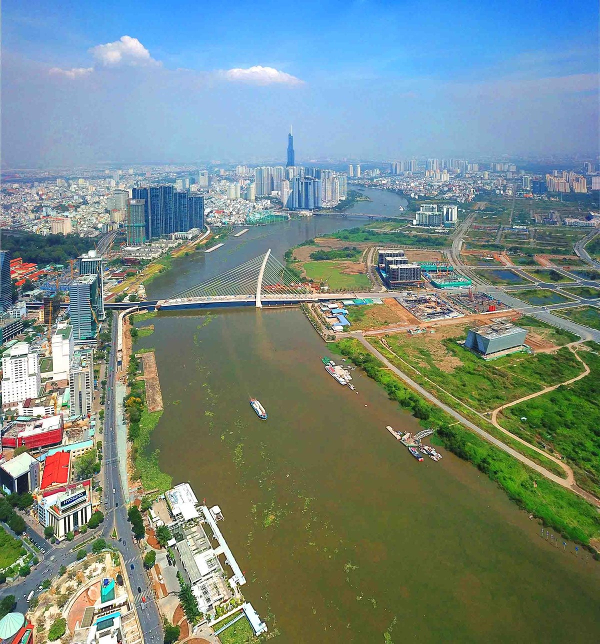 Sẽ là điểm nhấn kiến trúc nổi bật trên sông Sài Gòn.