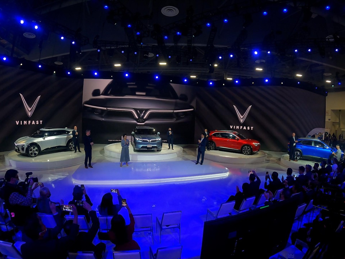 VinFat mang 5 mẫu xe điện giới thiệu với công chúng toàn cầu tại triển lãm ở Mỹ.