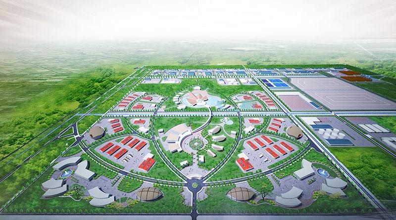 Phối cảnh 3D Dự án Khu công nghệ môi trường xanh Long An Phối cảnh 3D Dự án Khu công nghệ môi trường xanh Long An