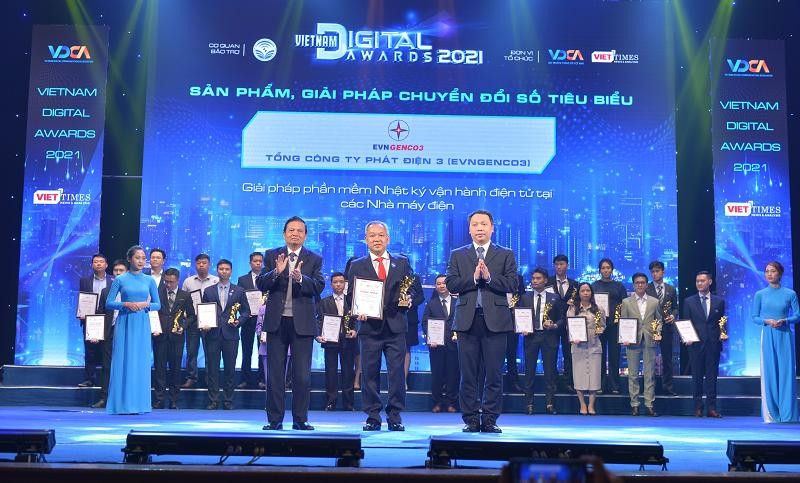 Số hóa quản lý vận hành nhà máy điện, EVNGENCO 3 được vinh danh tại Vietnam Digital Awards 2021