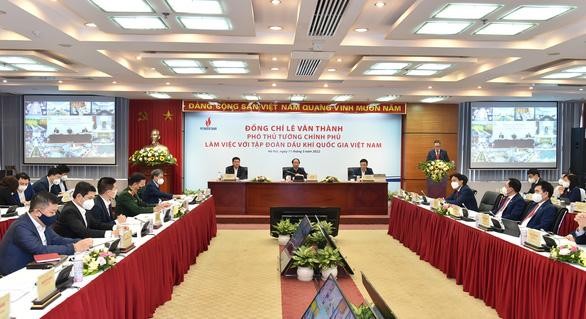 Phó thủ tướng Chính phủ Lê Văn Thành làm việc với Tập đoàn Dầu khí Quốc gia Việt Nam Phó thủ tướng Chính phủ Lê Văn Thành làm việc với Tập đoàn Dầu khí Quốc gia Việt Nam