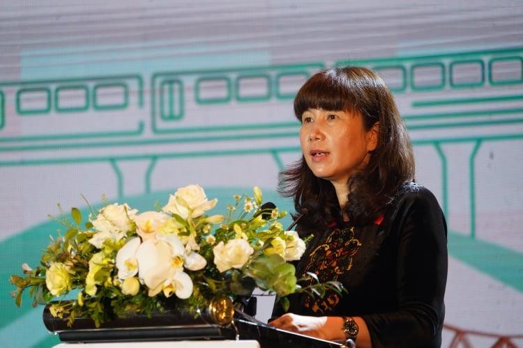 Giám đốc Sở Du lịch Hà Nội Đặng Hương Giang phát biểu. Giám đốc Sở Du lịch Hà Nội Đặng Hương Giang phát biểu.