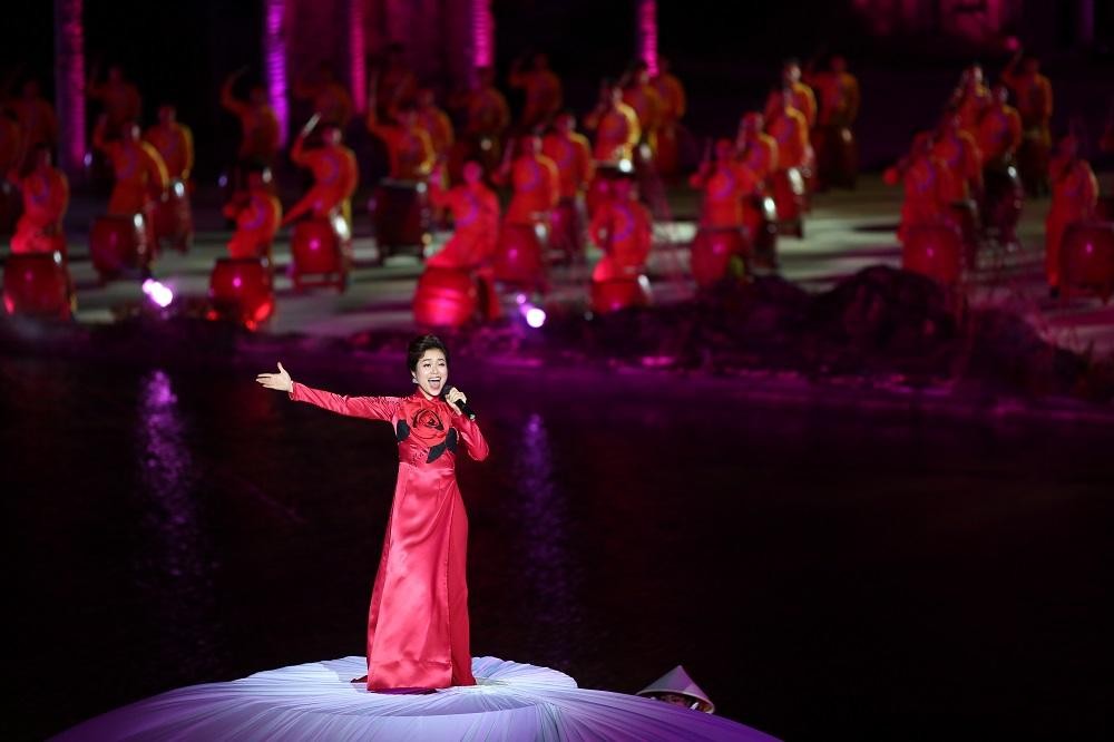 Một chương trình nghệ thuật tại Lễ khai mạc Năm du lịch Quốc gia 2022.