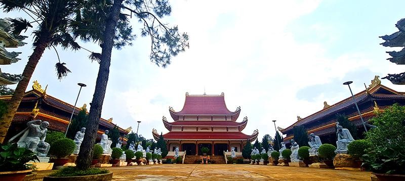 Chùa Khánh Lâm. (Ảnh: Hồ Hạ) Chùa Khánh Lâm. (Ảnh: Hồ Hạ)