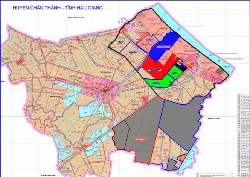 Sơ đồ vị trí Khu công nghiệp Sông Hậu giai đoạn 2, giai đoạn 3 Sơ đồ vị trí Khu công nghiệp Sông Hậu giai đoạn 2, giai đoạn 3