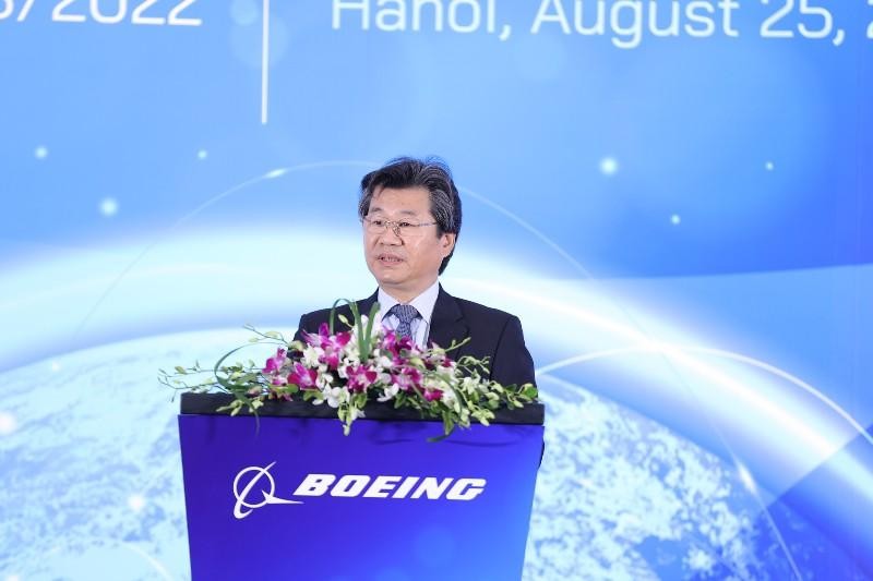 Ông Đỗ Nhất Hoàng đề nghị Boeing tăng cường hợp tác trong lĩnh vực hàng không vũ trụ với Việt Nam