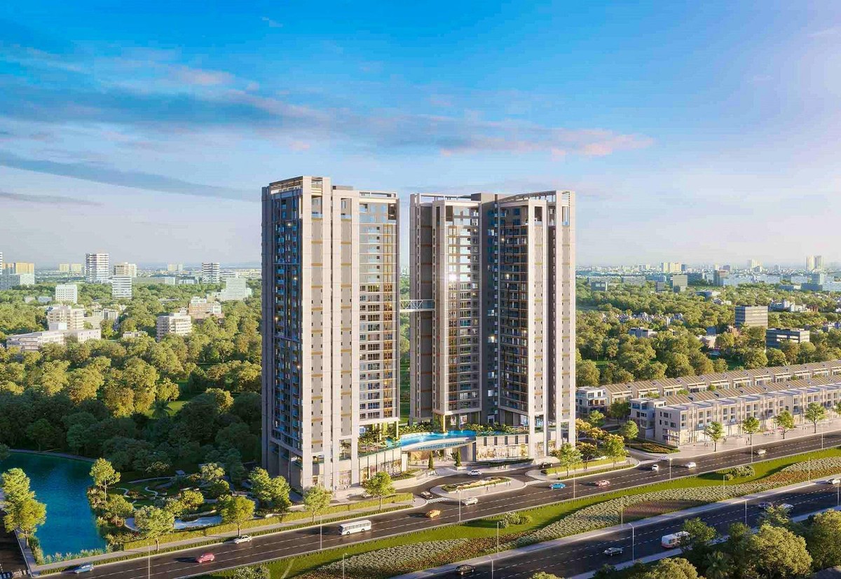 Tổng thể dự án Essensia Nam Sài Gòn. Ảnh phối cảnh: Tange Consultant