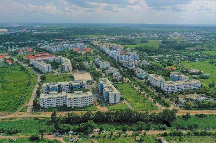 Một dự án nhà ở xã hội ở Huyện Bình Chánh TP.HCM. Một dự án nhà ở xã hội ở Huyện Bình Chánh TP.HCM.