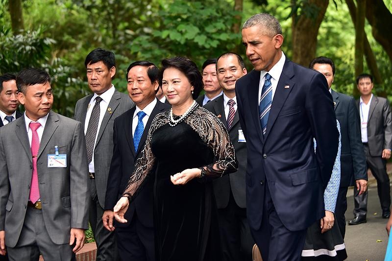 Ông Phạm Tuấn Anh phiên dịch cho Tổng thống Obama trong chuyến thăm Việt Nam, tháng 5/2016. Ông Phạm Tuấn Anh phiên dịch cho Tổng thống Obama trong chuyến thăm Việt Nam, tháng 5/2016.