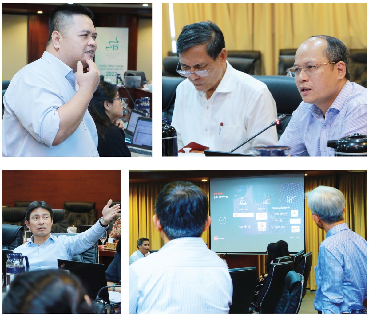 Hội đồng bình chọn đứng ngồi không yên, liên tục tranh luận, cân nhắc và lựa chọn Hội đồng bình chọn đứng ngồi không yên, liên tục tranh luận, cân nhắc và lựa chọn