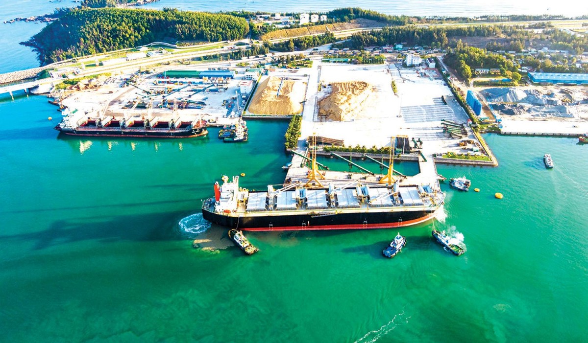 Cảng quốc tế Gemadept Dung Quất được xây dựng theo mô hình cảng sinh thái