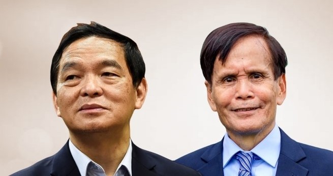 Ông Lê Viết Hải (bên phải) và ông Nguyễn Công Phú Ông Lê Viết Hải (bên phải) và ông Nguyễn Công Phú