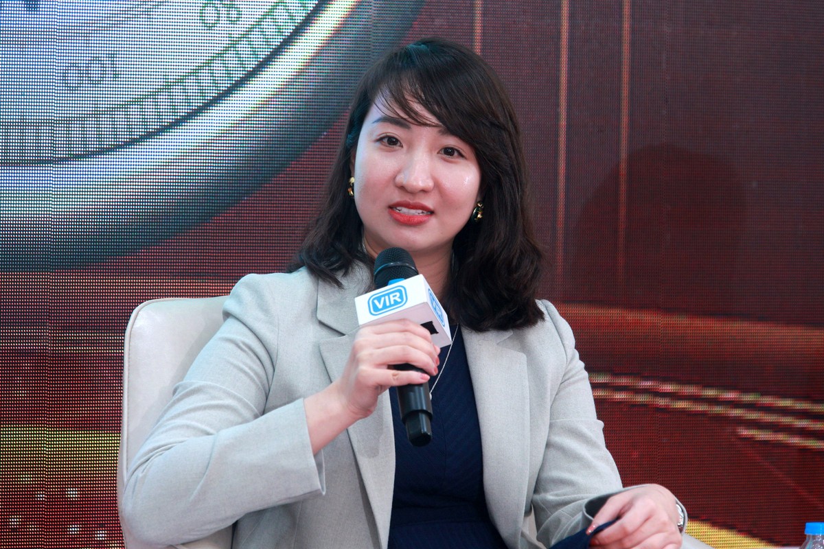 Bà Hoàng Nguyệt Minh, Giám đốc cấp cao bộ phận cho thuê thương mại Savills. Ảnh: Phùng Chí Cường Bà Hoàng Nguyệt Minh, Giám đốc cấp cao bộ phận cho thuê thương mại Savills. Ảnh: Phùng Chí Cường
