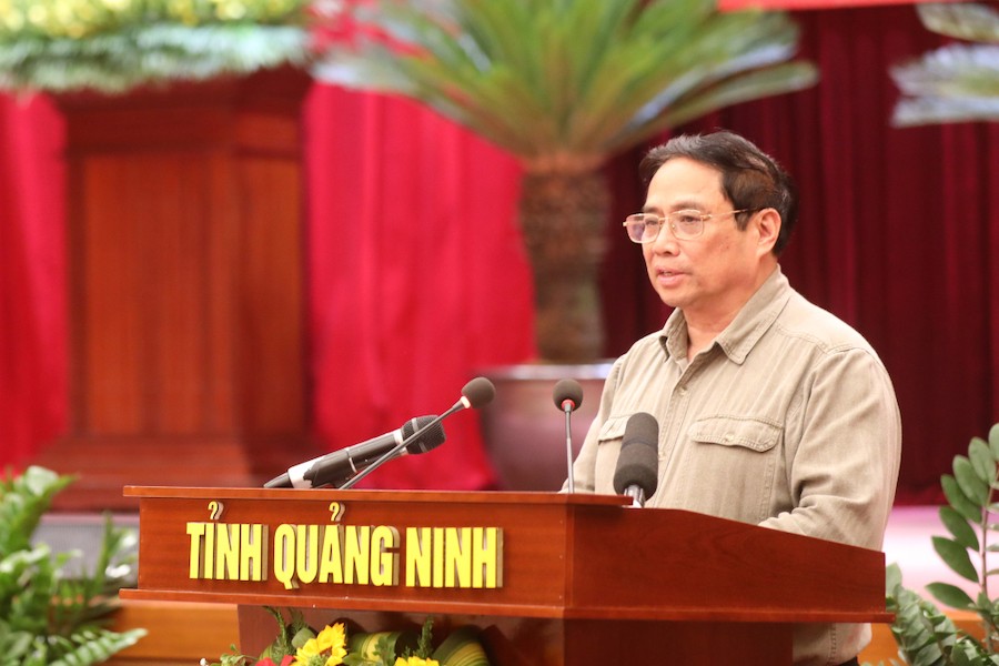 Thủ tướng Phạm Minh Chính kết luận buổi làm việc với lãnh đạo chủ chốt tỉnh Quảng Ninh. Thủ tướng Phạm Minh Chính kết luận buổi làm việc với lãnh đạo chủ chốt tỉnh Quảng Ninh.