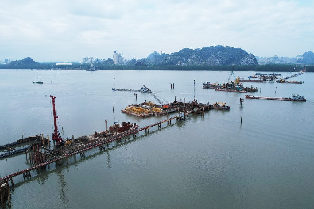 Tiến độ dự án đã đạt được 30% khối lượng các hạng mục. Ảnh: Đỗ Phương. Tiến độ dự án đã đạt được 30% khối lượng các hạng mục. Ảnh: Đỗ Phương.