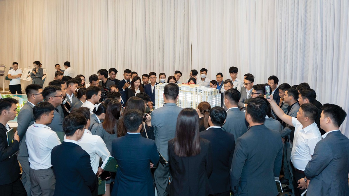 Sản phẩm căn hộ rất được quan tâm. Ảnh: Lê Toàn Sản phẩm căn hộ rất được quan tâm. Ảnh: Lê Toàn