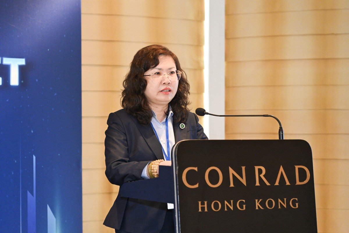 Chủ tịch UBCKNN Vũ Thị Chân Phương phát biểu tại Hội nghị. Chủ tịch UBCKNN Vũ Thị Chân Phương phát biểu tại Hội nghị.