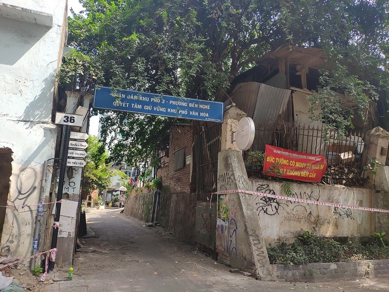 Một góc khu đất vàng.