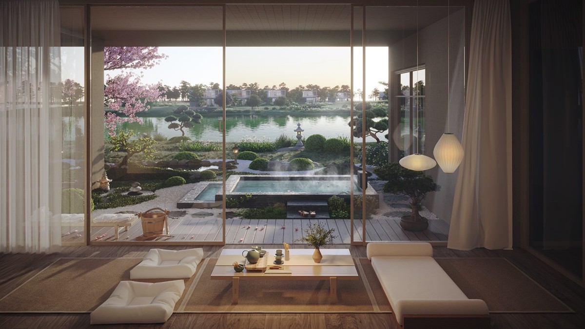 Những căn biệt thự với khoáng nóng vào tận nhà Những căn biệt thự với khoáng nóng vào tận nhà