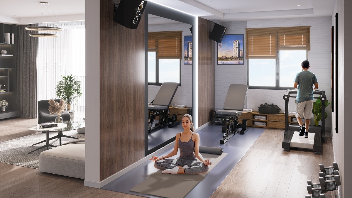 Căn hộ linh hoạt công năng The Panoma. Ảnh phối cảnh minh họa Căn hộ linh hoạt công năng The Panoma. Ảnh phối cảnh minh họa