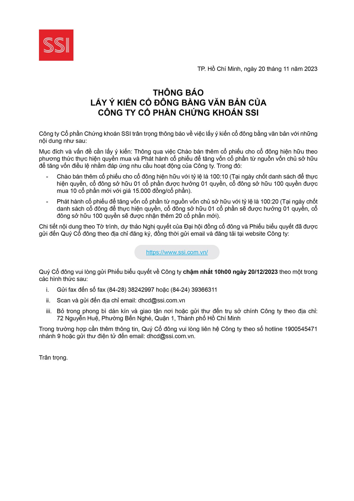 >> Thông tin chi tiết tại https://www.ssi.com.vn/