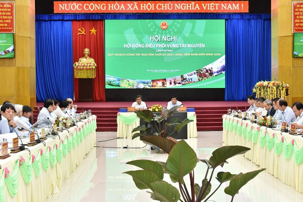 Hội nghị Hội đồng điều phối vùng Tây Nguyên lần thứ hai. (Ảnh: MPI) Hội nghị Hội đồng điều phối vùng Tây Nguyên lần thứ hai. (Ảnh: MPI)