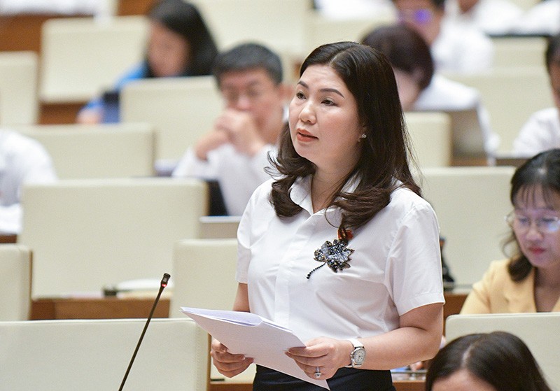 Đại biểu Trần Thị Vân.