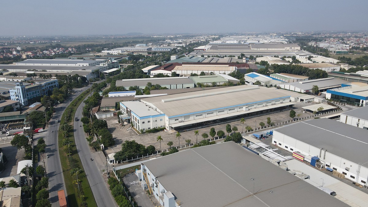 Nhu cầu thuê đất khu công nghiệp tăng nhanh. Ảnh: Dũng Minh