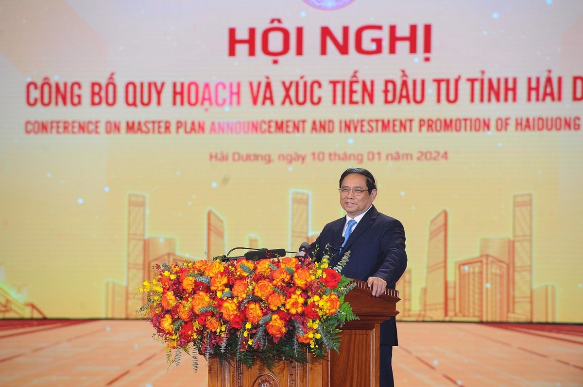 Thủ tướng Chính phủ Phạm Minh Chính phát biểu chỉ đạo tại Hội nghị.