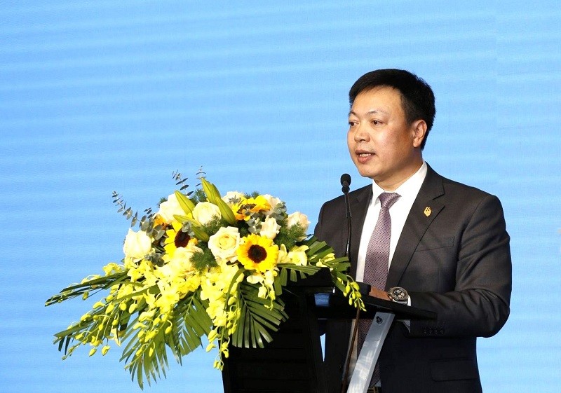 Đại diện Công ty Cổ phần Điện khí LNG Thái Bình phát biểu tại buổi lễ. Đại diện Công ty Cổ phần Điện khí LNG Thái Bình phát biểu tại buổi lễ.