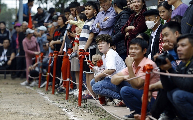 Trận chung kết diễn ra vào ngày mùng 6 Tết - ngày đầu tiên đi làm của năm Nhâm Thìn, nhưng vẫn có rất đông khán giả kéo đến sân đình để cổ vũ cho cả 4 đội. Trận chung kết diễn ra vào ngày mùng 6 Tết - ngày đầu tiên đi làm của năm Nhâm Thìn, nhưng vẫn có rất đông khán giả kéo đến sân đình để cổ vũ cho cả 4 đội.