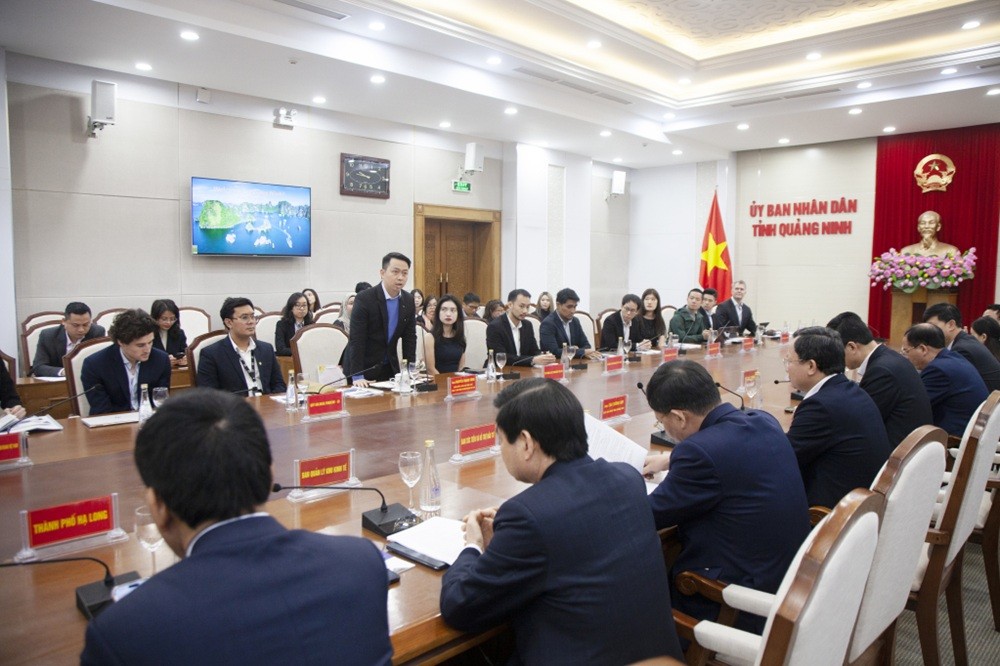 Đại diện quỹ đầu tư quốc tế. Ảnh: Báo Quảng Ninh Đại diện quỹ đầu tư quốc tế. Ảnh: Báo Quảng Ninh
