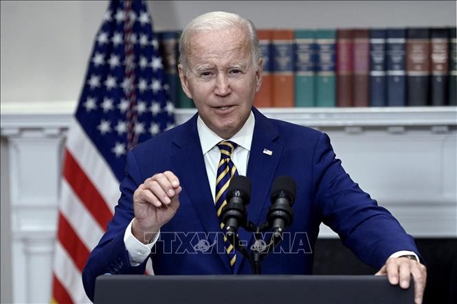 Tổng thống Mỹ Joe Biden. Ảnh tư liệu: AFP/TTXVN Tổng thống Mỹ Joe Biden. Ảnh tư liệu: AFP/TTXVN
