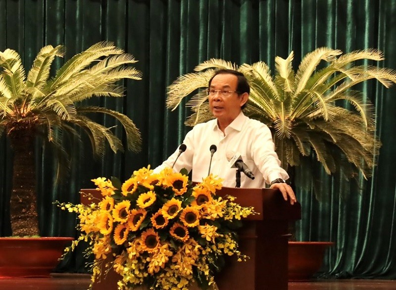 Bí thư Thành ủy TP.HCM phát biểu chỉ đạo tại hội nghị -Ảnh: TTBC Bí thư Thành ủy TP.HCM phát biểu chỉ đạo tại hội nghị -Ảnh: TTBC