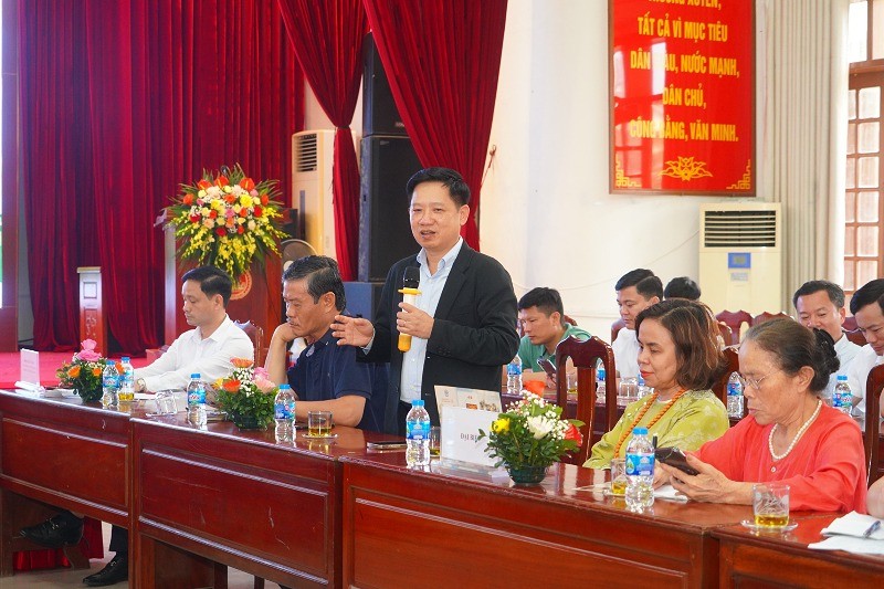 Ông Phùng Quang Thắng, Chi hội trưởng Chi hội Du lịch Xanh Việt Nam phát biểu tại toạ đàm.