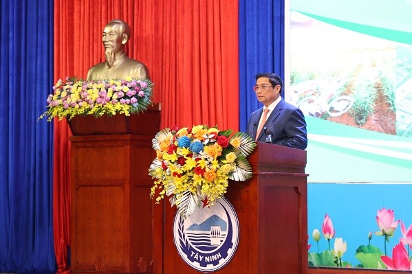 Thủ tướng Phạm Minh Chính phát biểu tại Hội nghị.