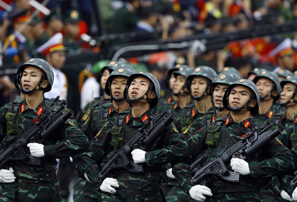 Khối chiến sĩ Lục quân.