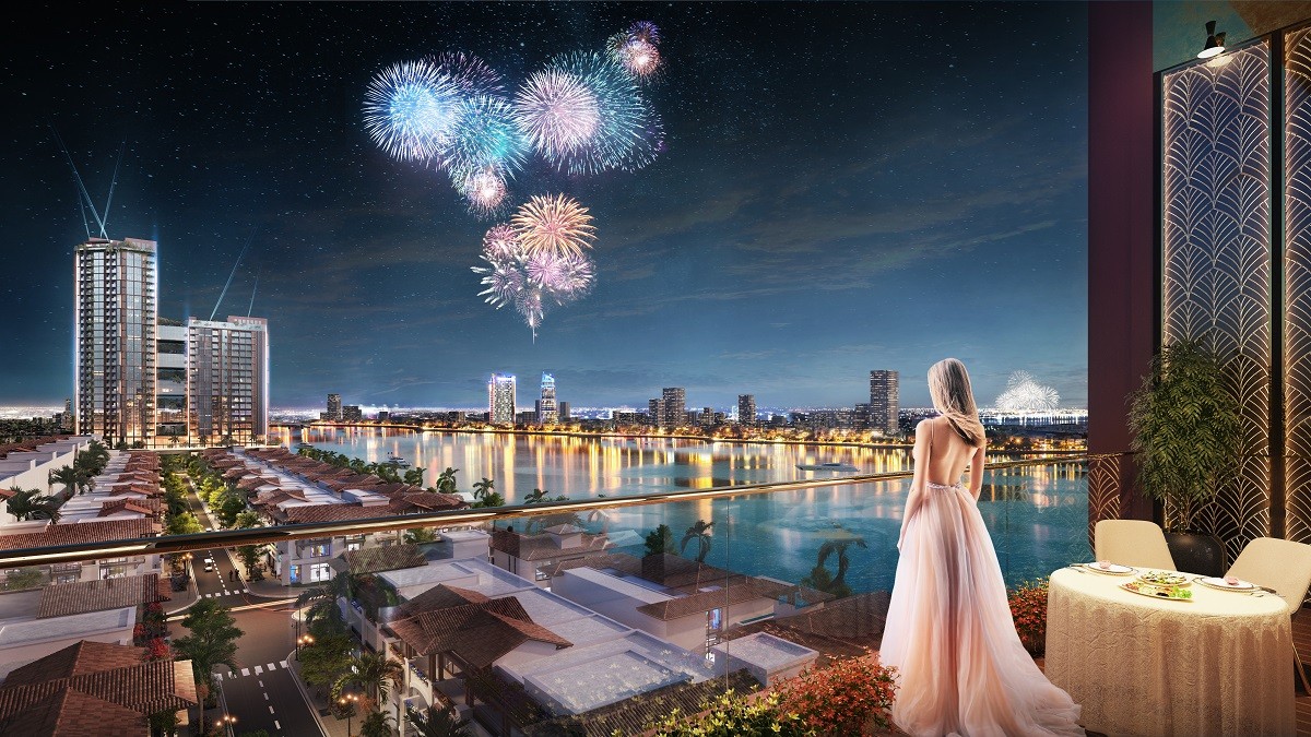 Sun Symphony Residence tọa lạc trên quỹ đất hiếm hoi sát mép nước sông Hàn. Ảnh phối cảnh minh họa Sun Property Sun Symphony Residence tọa lạc trên quỹ đất hiếm hoi sát mép nước sông Hàn. Ảnh phối cảnh minh họa Sun Property
